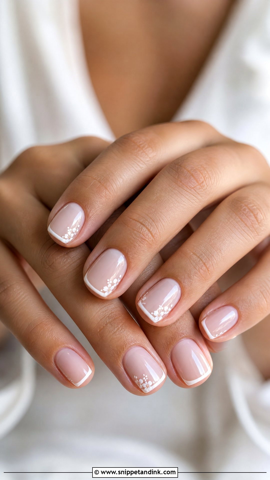 Short Wedding Nails - Snippet and Ink - 25 Wedding Nail Art Design Ideas