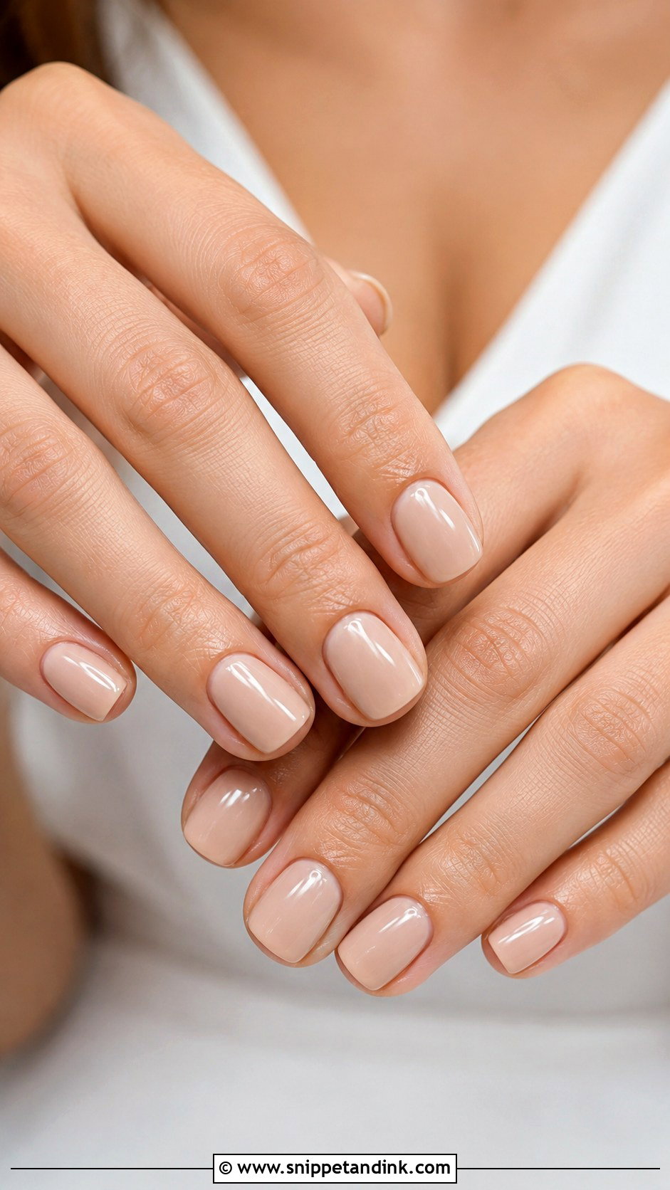 Short Wedding Nude Nails - Snippet and Ink - 20 Short Wedding Nails Brides