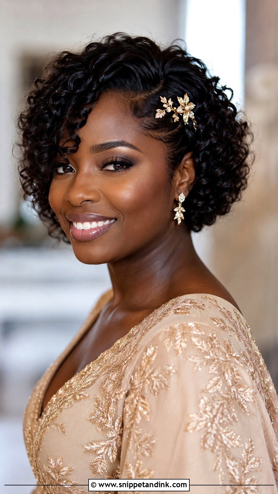 Short Wedding Wavy Lob - Snippet and Ink - 15 Short Hairstyle for Weddings