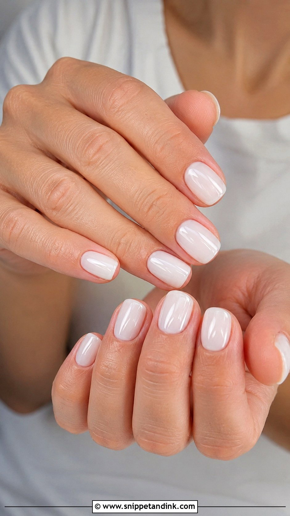 Short White Wedding Nails - Snippet and Ink - 30 White Wedding Nails