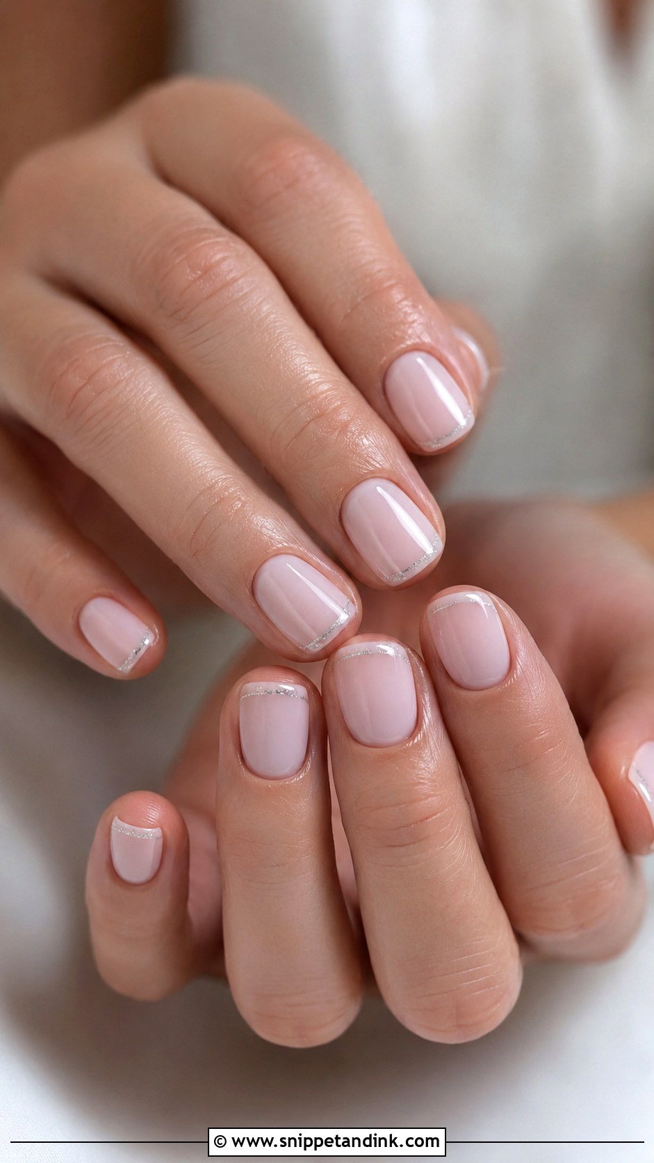 Short Winter Bridal Nails - Snippet and Ink - 20 Winter Bridal Nails