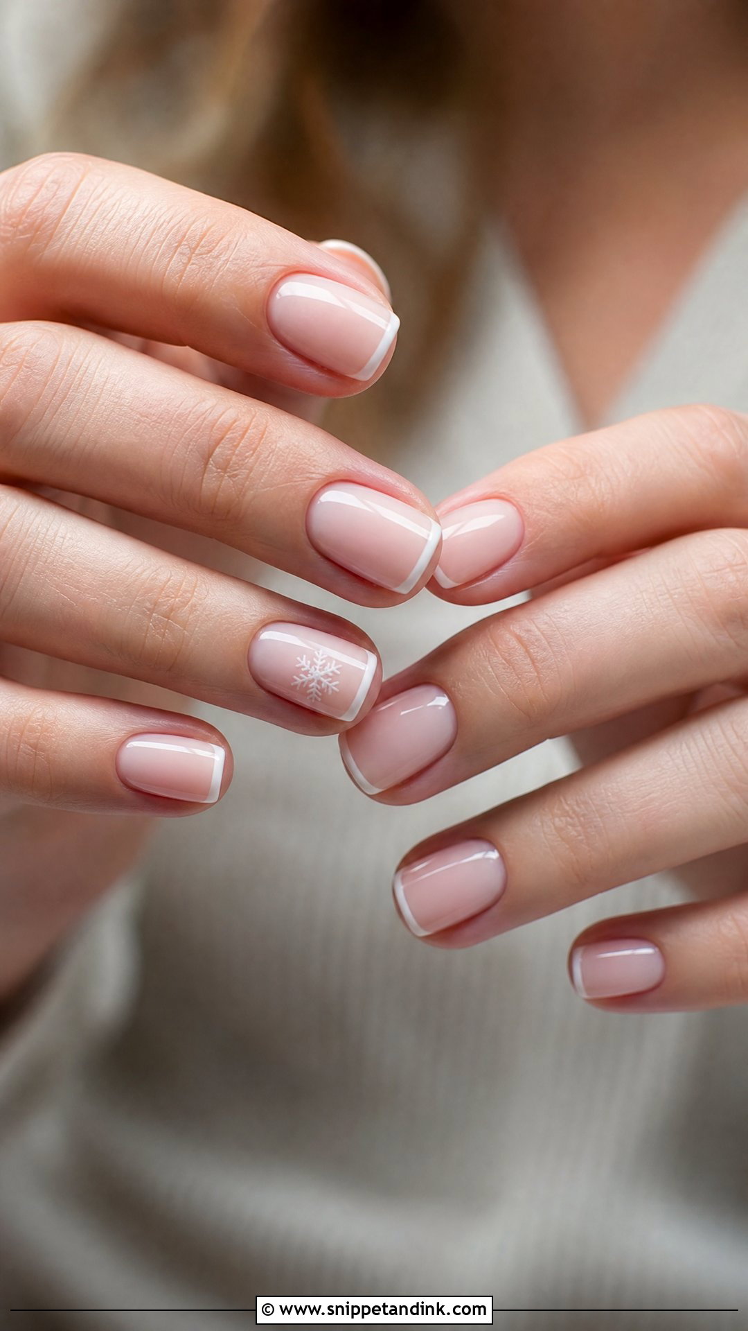 Short Winter Wedding Nails - Snippet and Ink - 25 Winter Wedding Nails