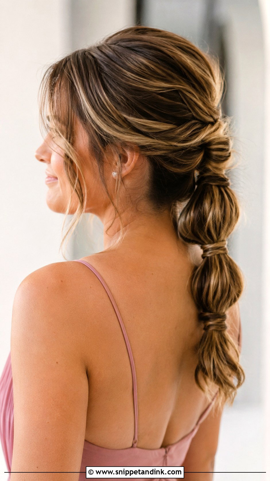 Shoulder Length Bridesmaid Bubble Ponytail - Snippet and Ink - 25 Bridesmaid Hairstyles Shoulder Length