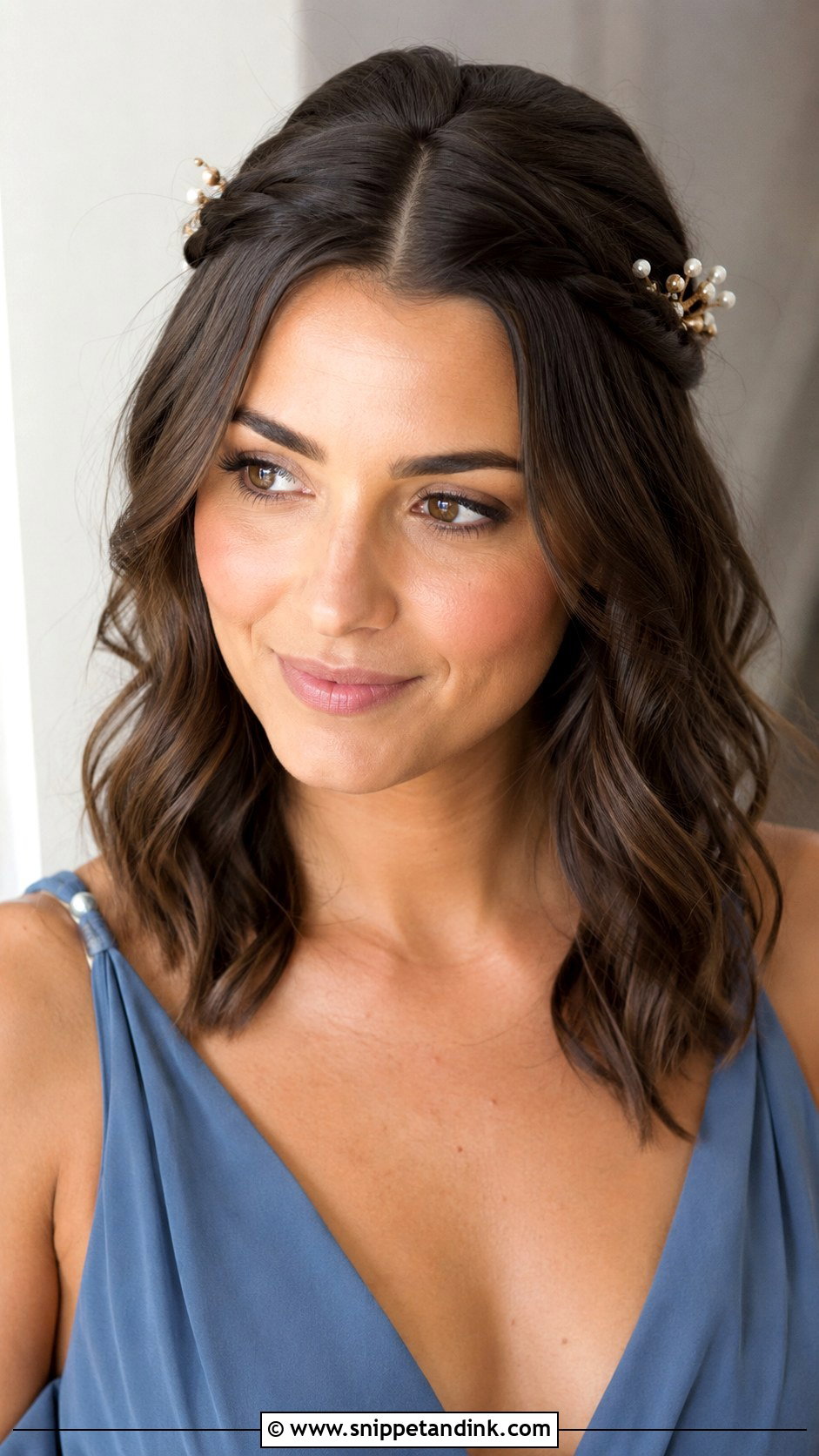 Shoulder Length Bridesmaid Hair - Snippet and Ink - 20 Hair Ideas for Bridesmaids