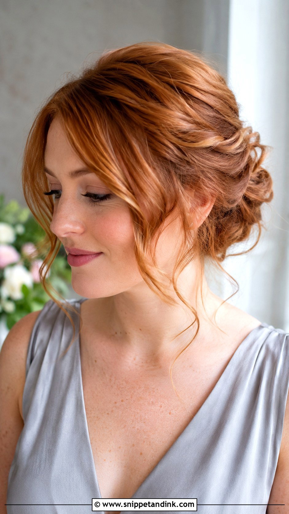 Shoulder Length Bridesmaid Updo - Snippet and Ink - 20 Bridesmaid Hairstyles for Medium Hair