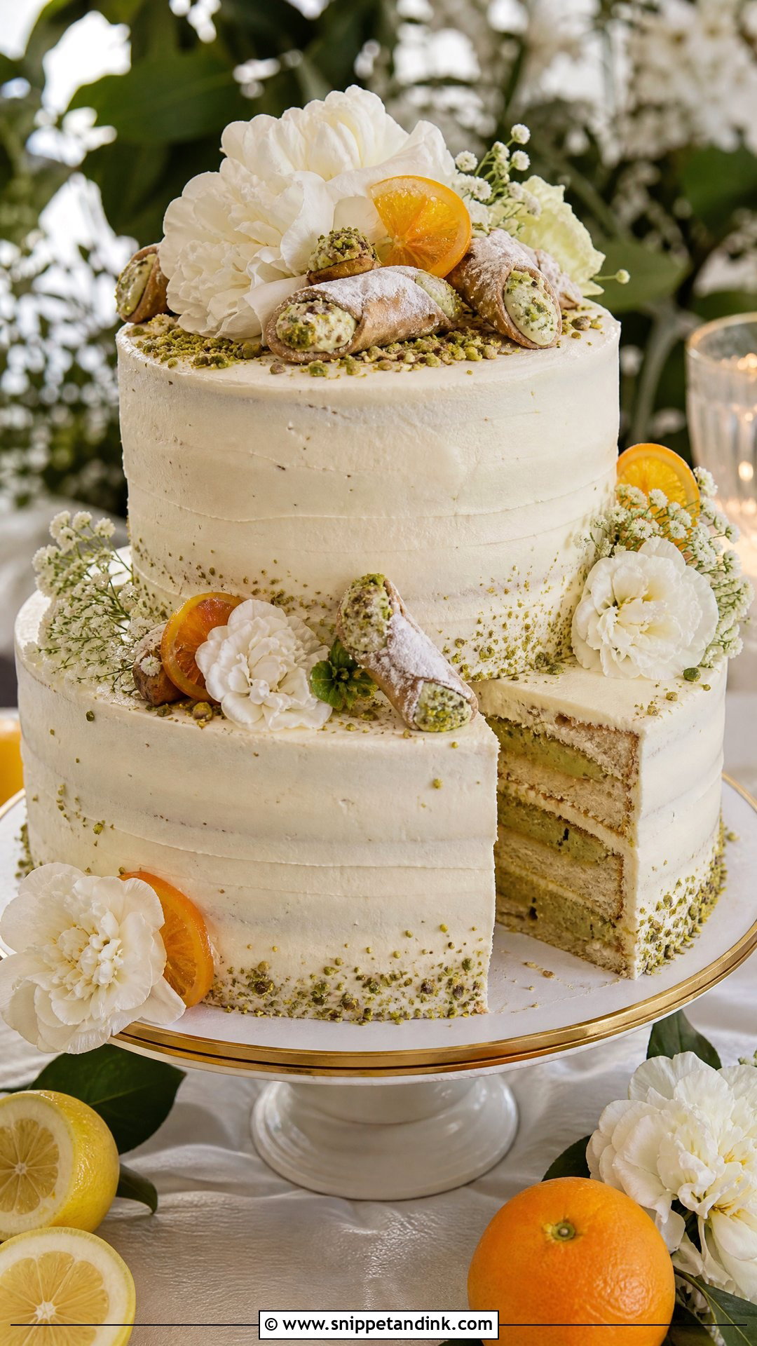 Sicilian Wedding Cake - Snippet and Ink - 25 Italian Wedding Cakes