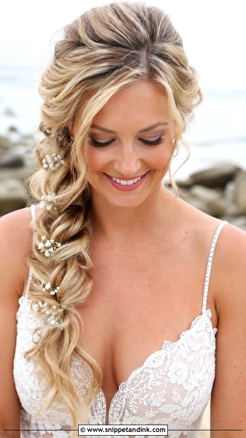 Side Braid Bridal Hair - Snippet and Ink - 20 Bridal Hair with Braids