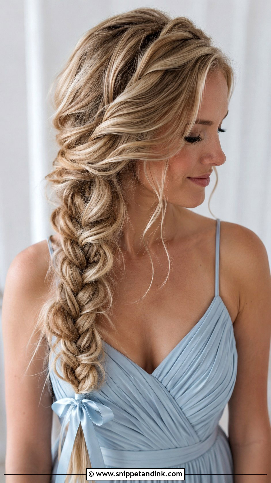 Side Braid Wedding Hairstyle - Snippet and Ink - 15 Simple Hairstyles for a Wedding