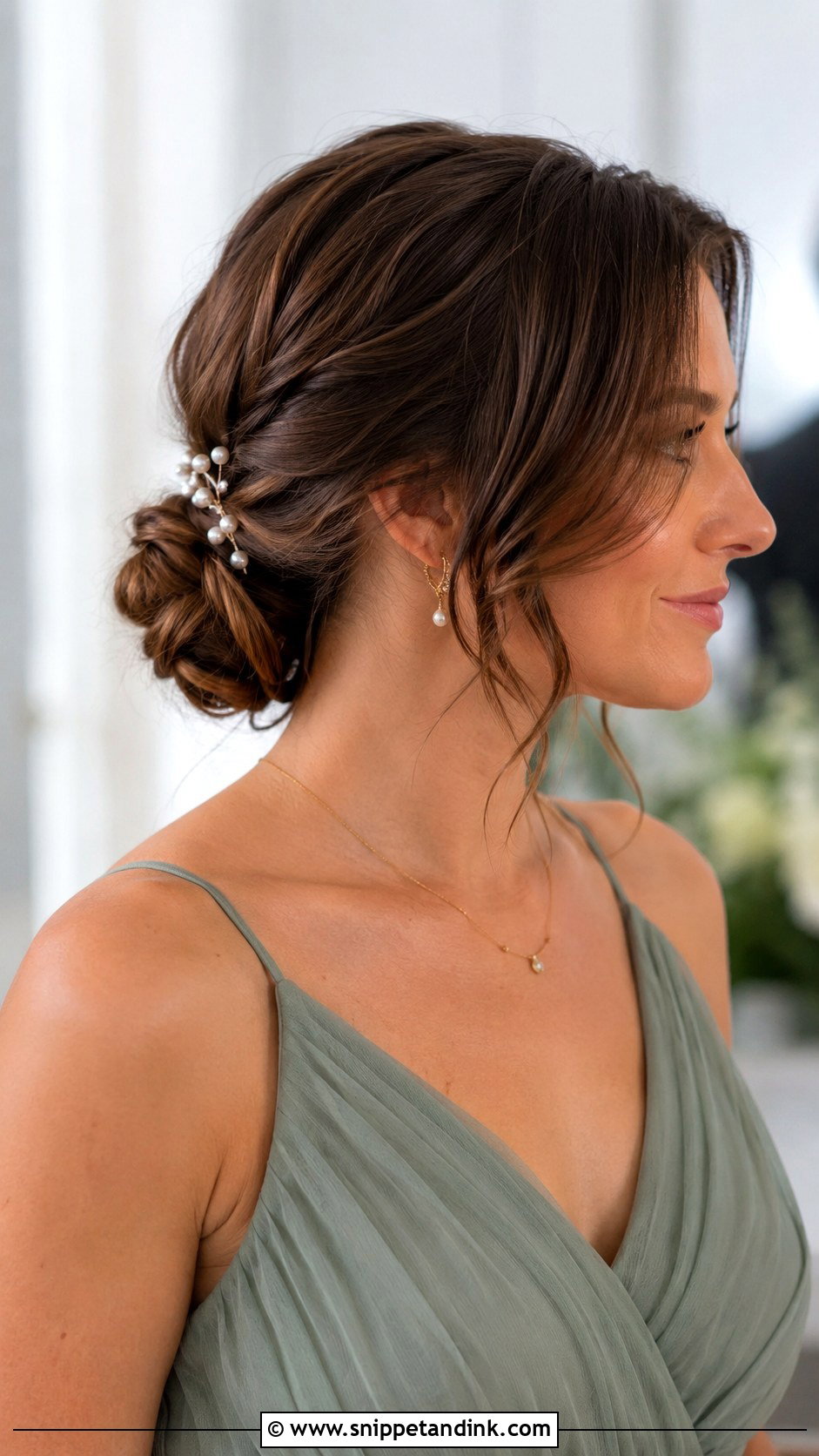 Side Braid With Bangs - Snippet and Ink - 25 Bridesmaid Hairstyles with Bangs