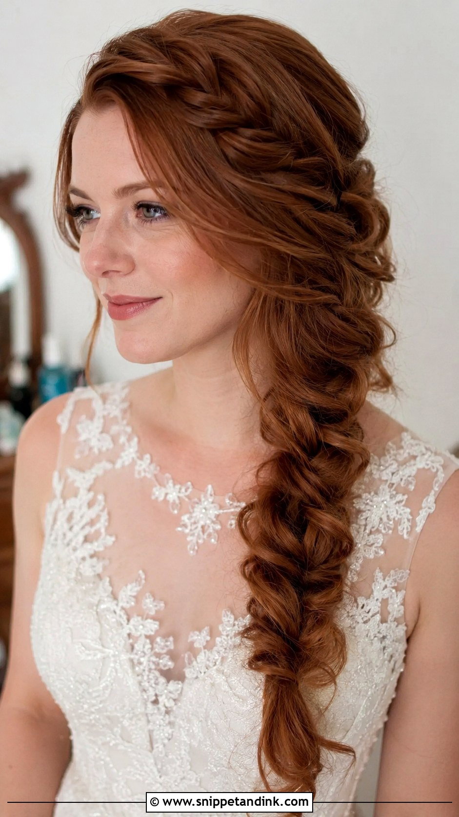 Side Braid With Twists - Snippet and Ink - 20 Side Braid Wedding Ideas