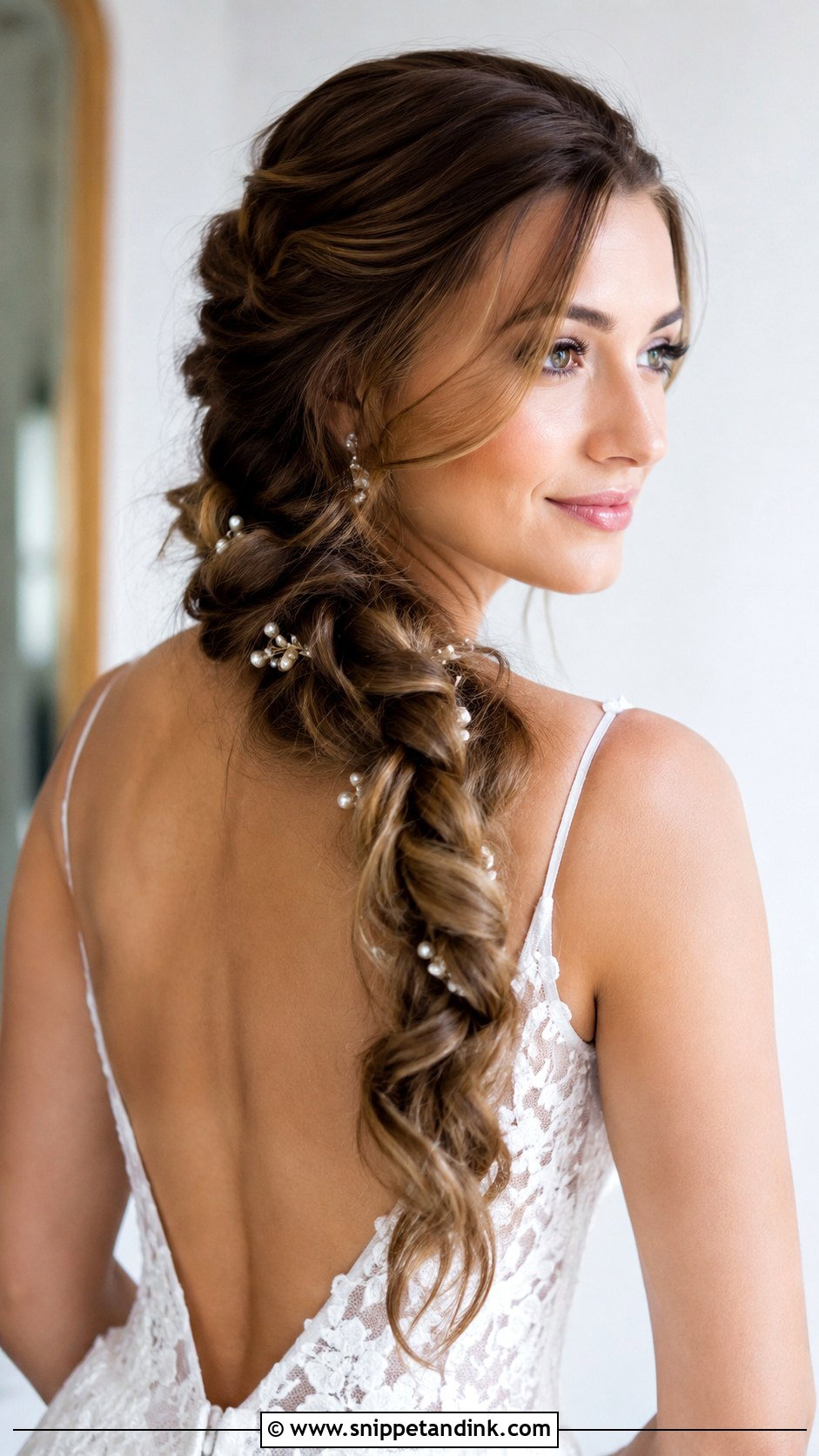 Side Braid for Wedding - Snippet and Ink - 25 Braid Hairstyles for Wedding