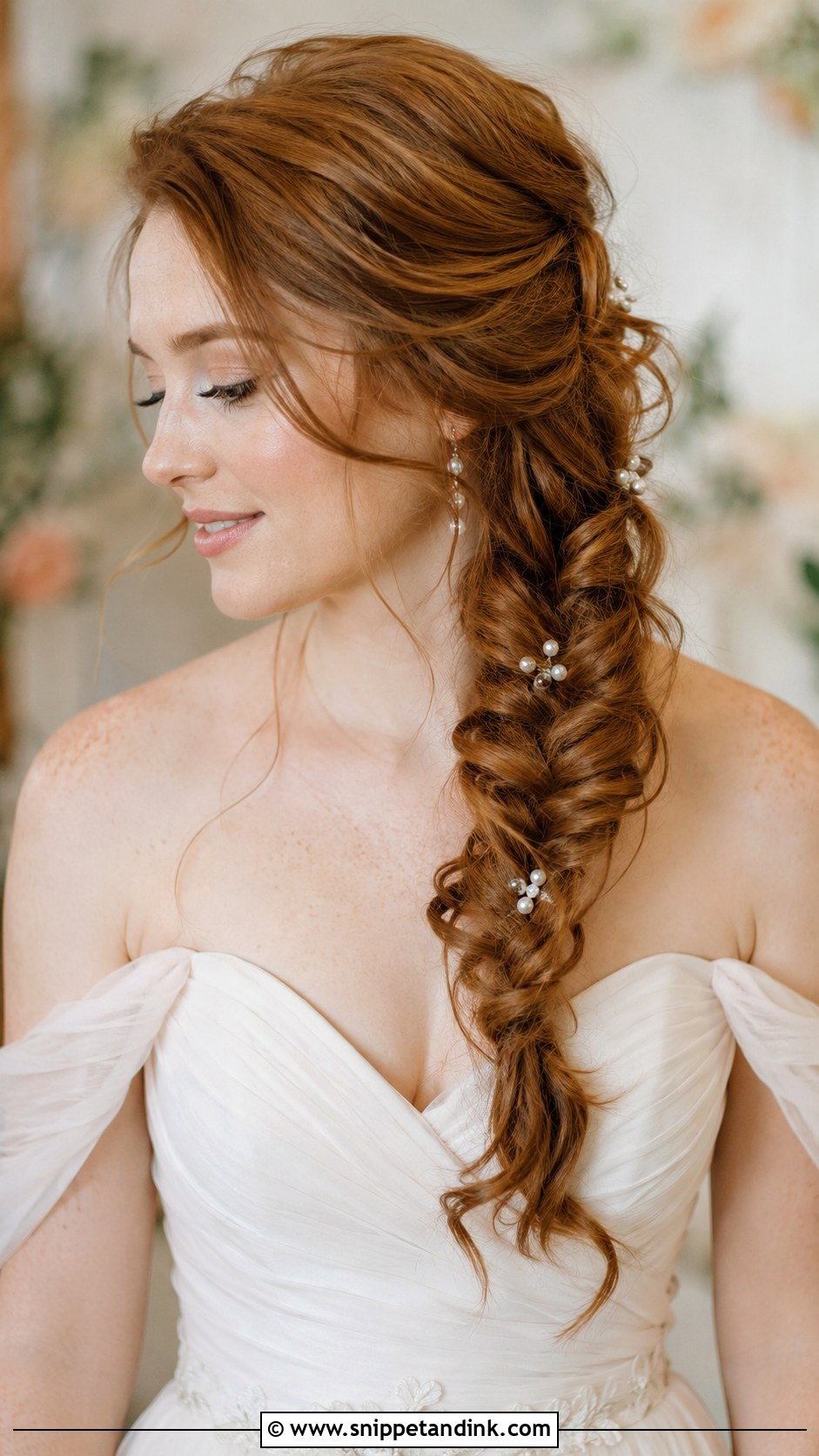Side Braid for Wedding - Snippet and Ink - 25 Braided Hairstyles for Wedding