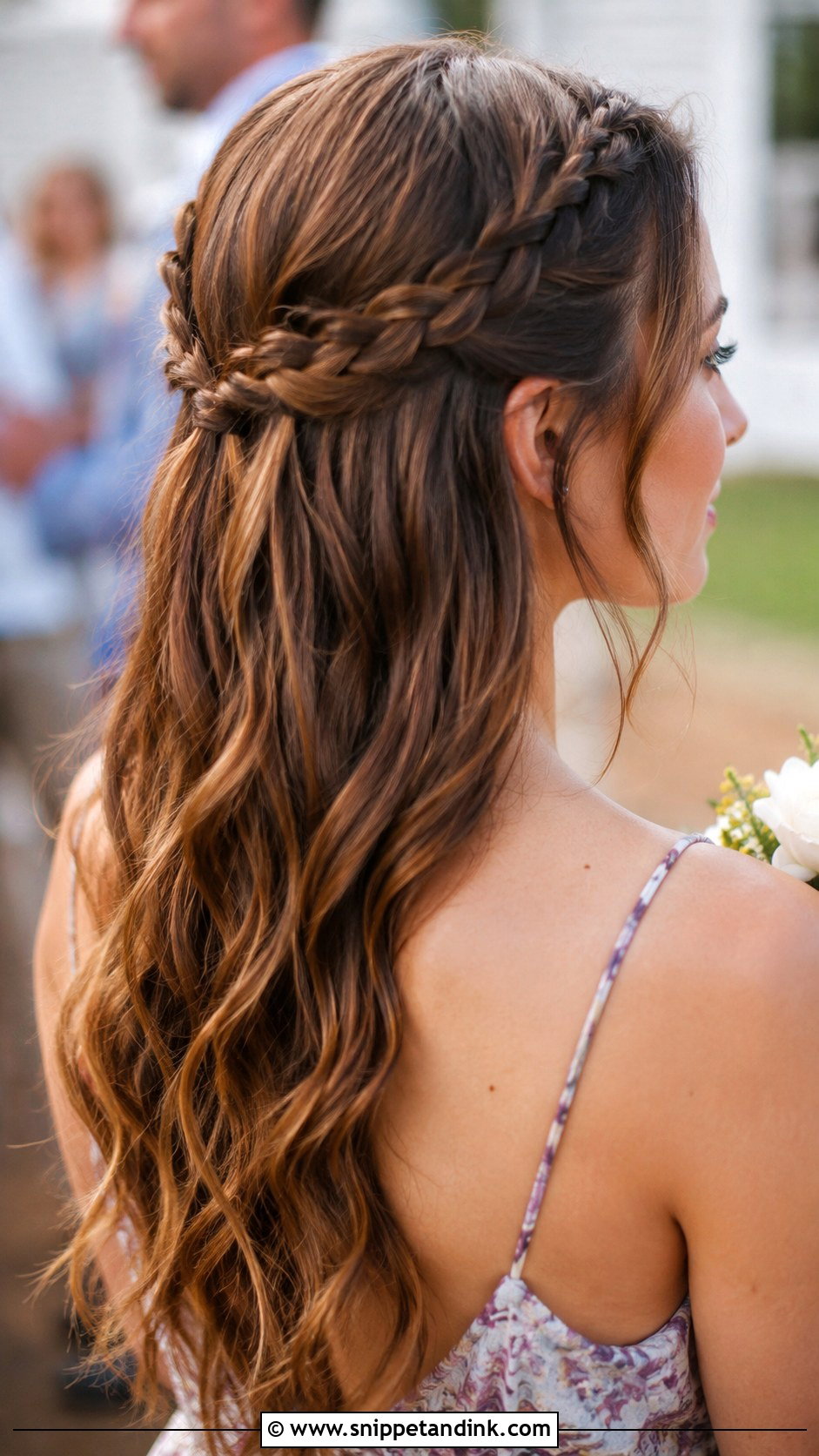 Side Braid for Wedding Guest - Snippet and Ink - 30 Easy Hairstyles for Wedding Guest