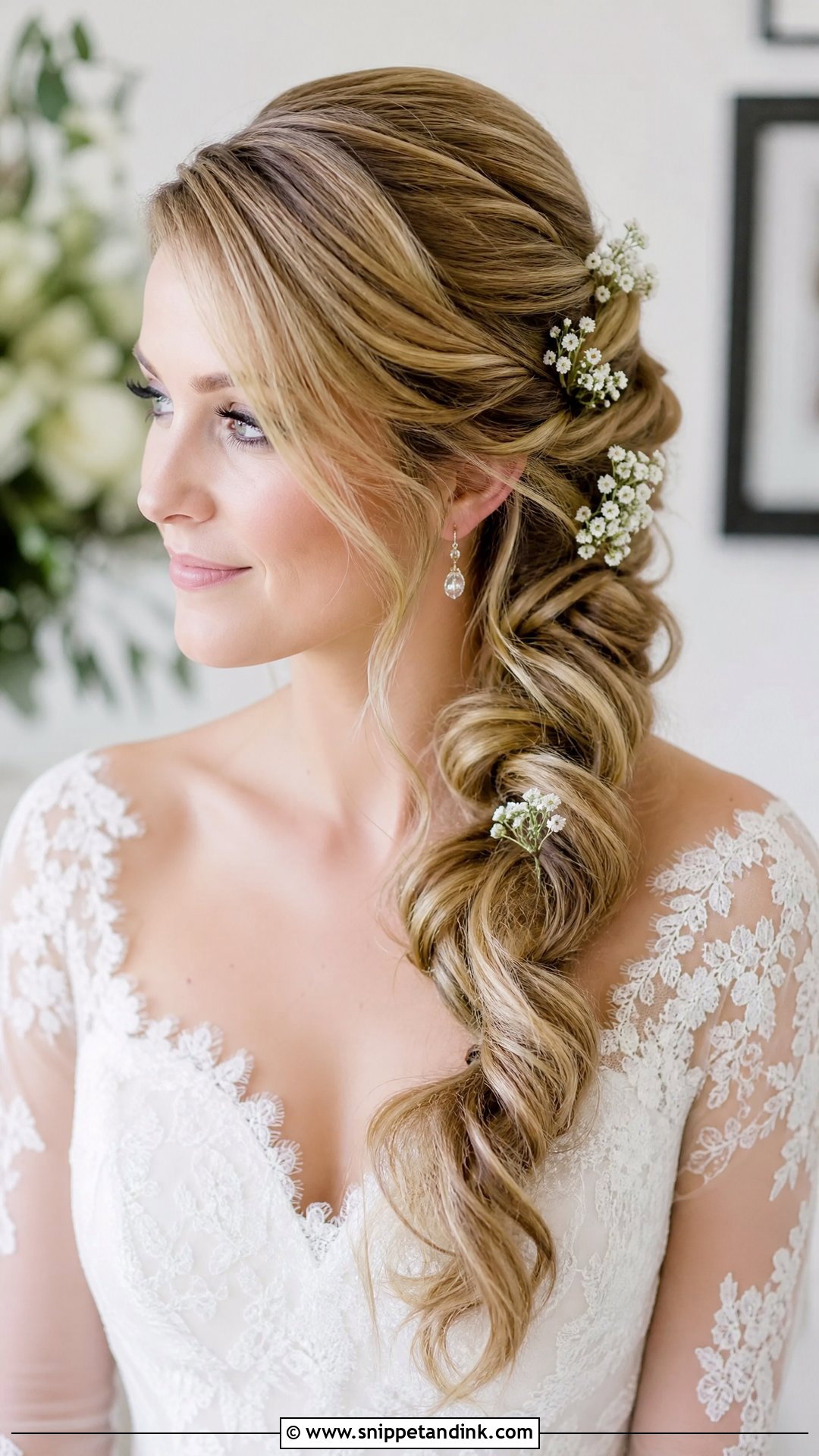 Side Braided Ponytail Wedding - Snippet and Ink - 15 Braided Ponytail Hairstyles Wedding