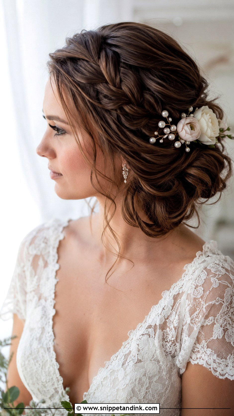 Side Braided Updo - Snippet and Ink - 20 Side Bridal Hairstyles