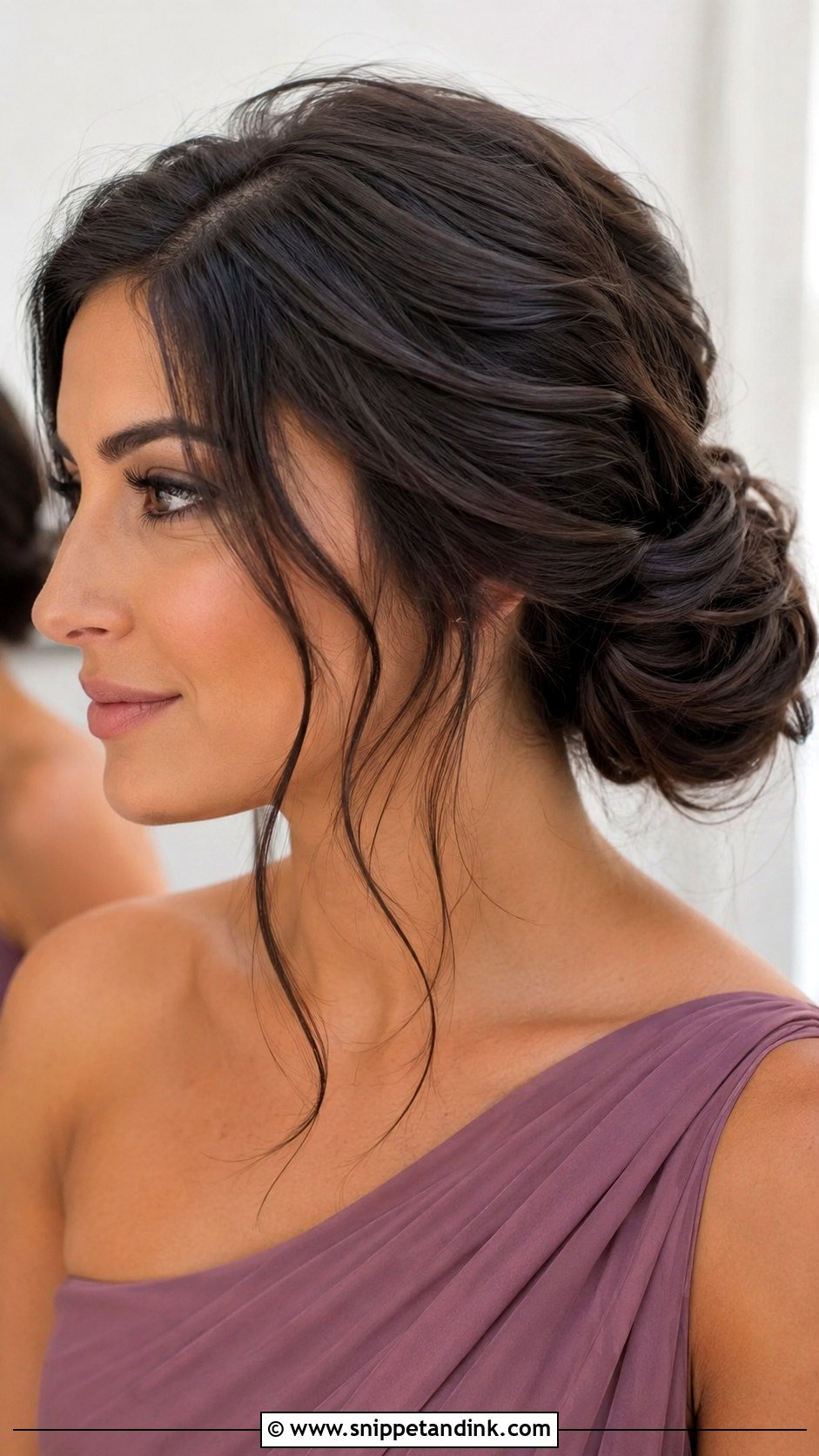 Side Bun Bridesmaid Hair - Snippet and Ink - 25 Hair for Wedding Bridesmaid Ideas