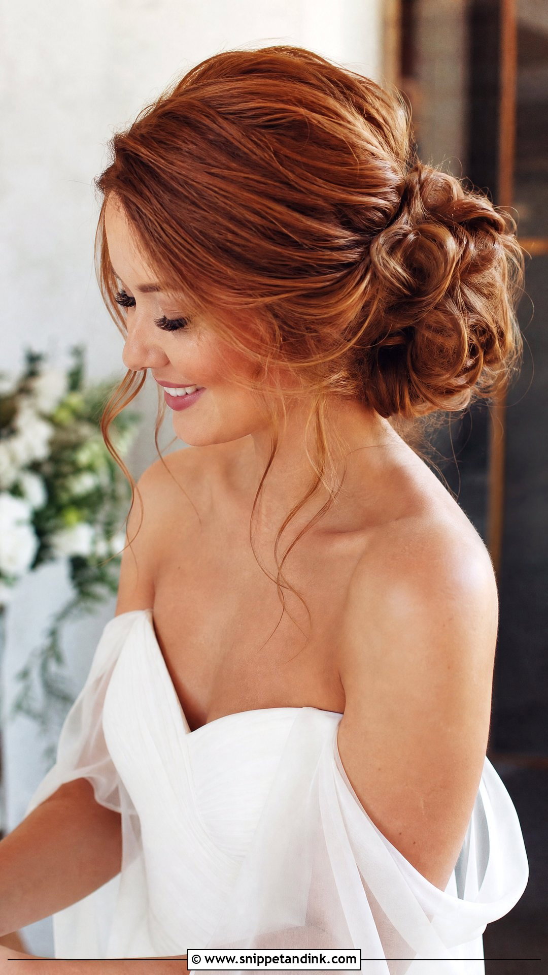 Side Bun For Long Hair - Snippet and Ink - 25 Side Bun Wedding Hair Ideas