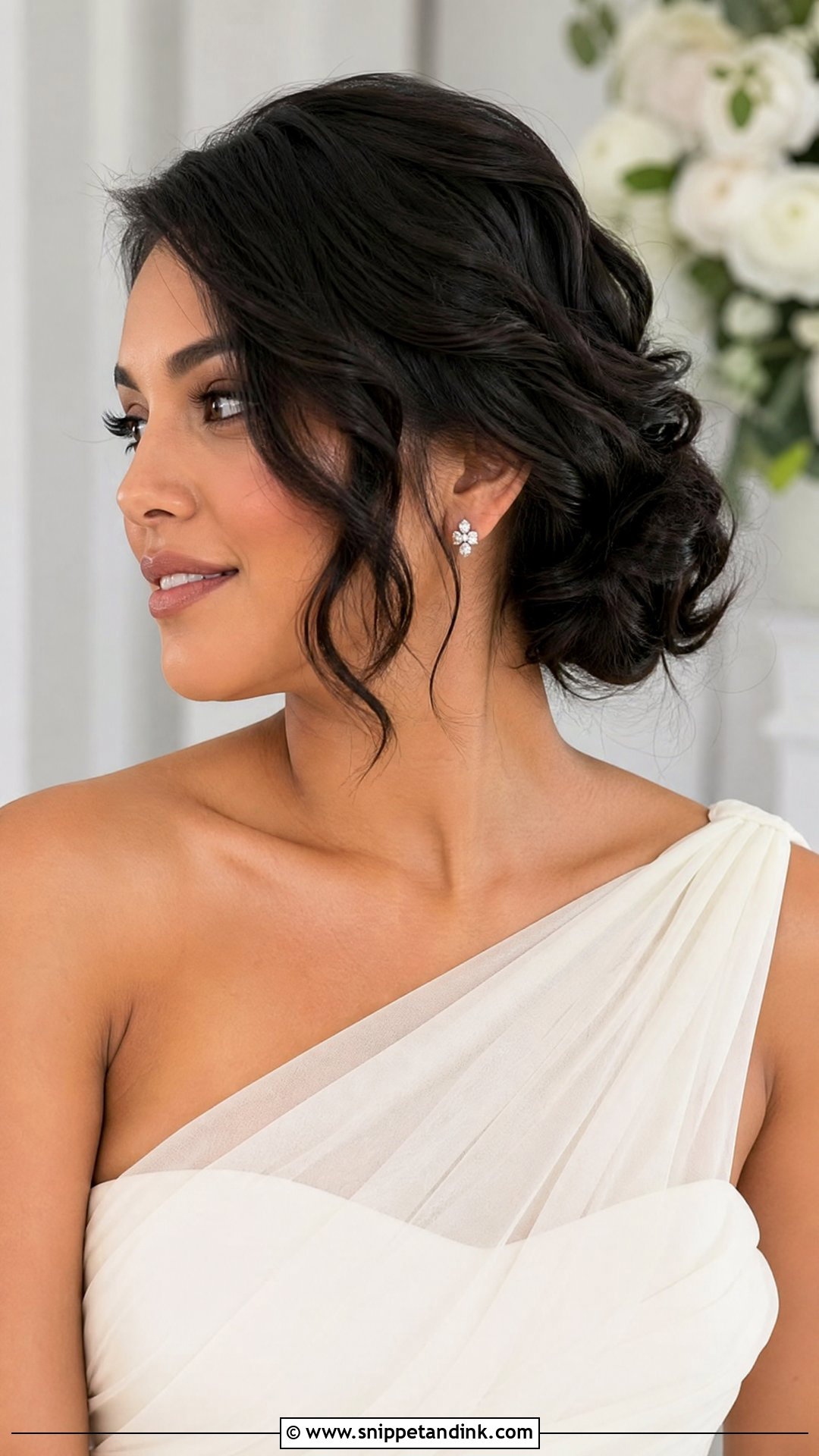 Side Bun For Short Hair Wedding - Snippet and Ink - 15 Bun for Short Hair Wedding Ideas