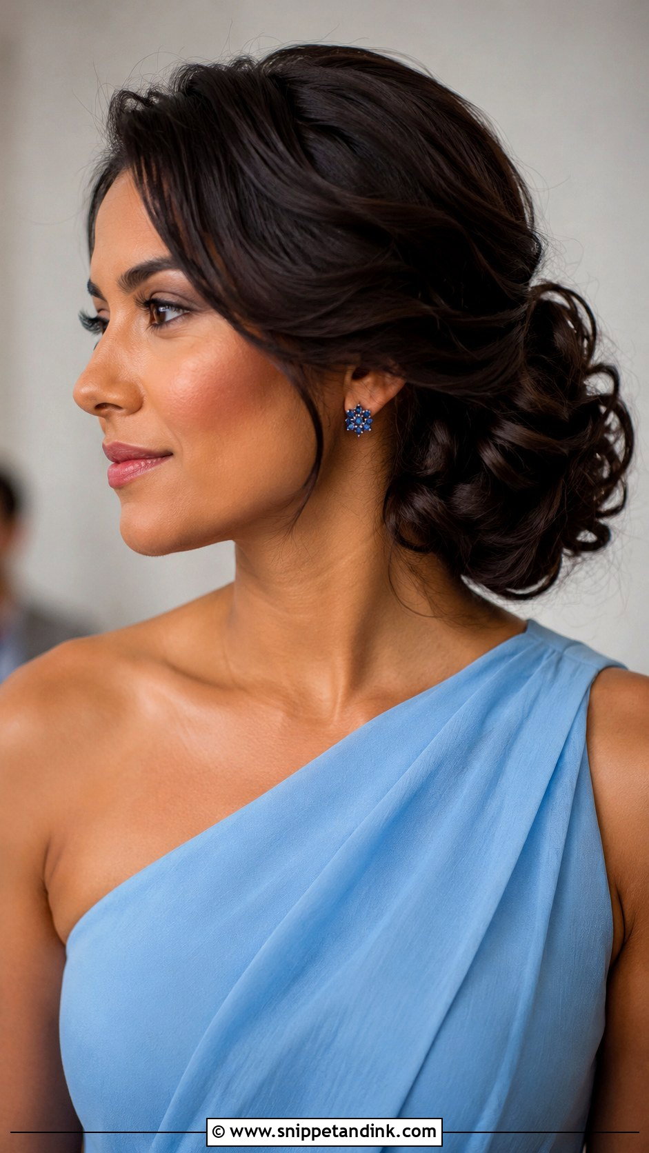 Side Bun Summer Wedding Updo - Snippet and Ink - 15 Summer Wedding Updos
