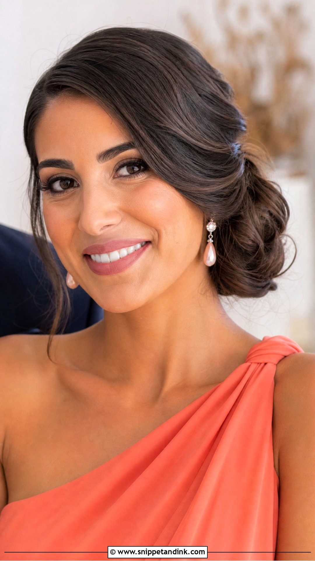 Side Bun Wedding Guest Hair - Snippet and Ink - 20 Simple Hair Do for Wedding Guest Ideas