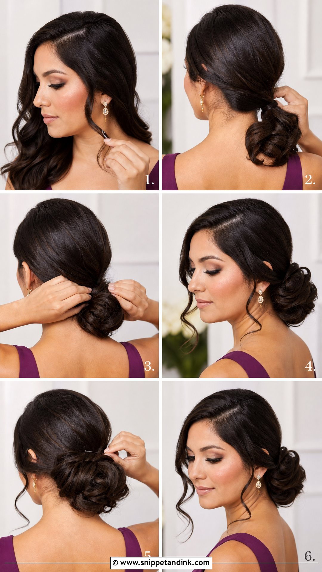 Side Bun Wedding Guest Hairstyle Tutorial - Snippet and Ink - 20 Wedding Guest Hairstyles Tutorial