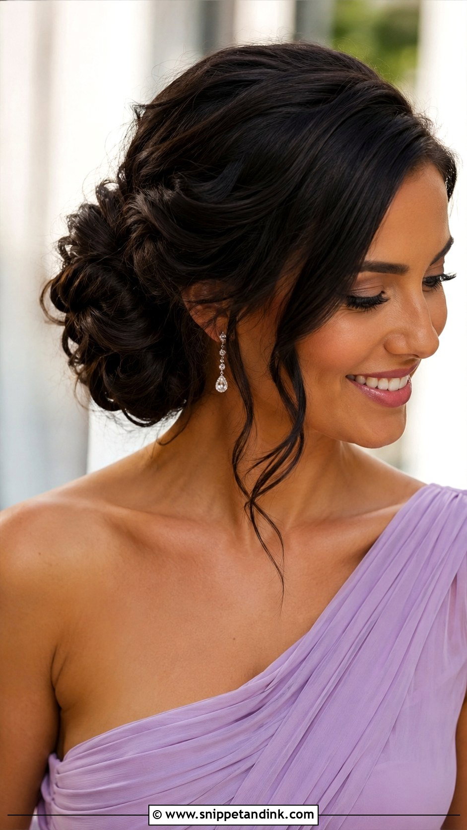 Side Bun Wedding Guest Updo - Snippet and Ink - 20 Hair Updos Wedding Guest