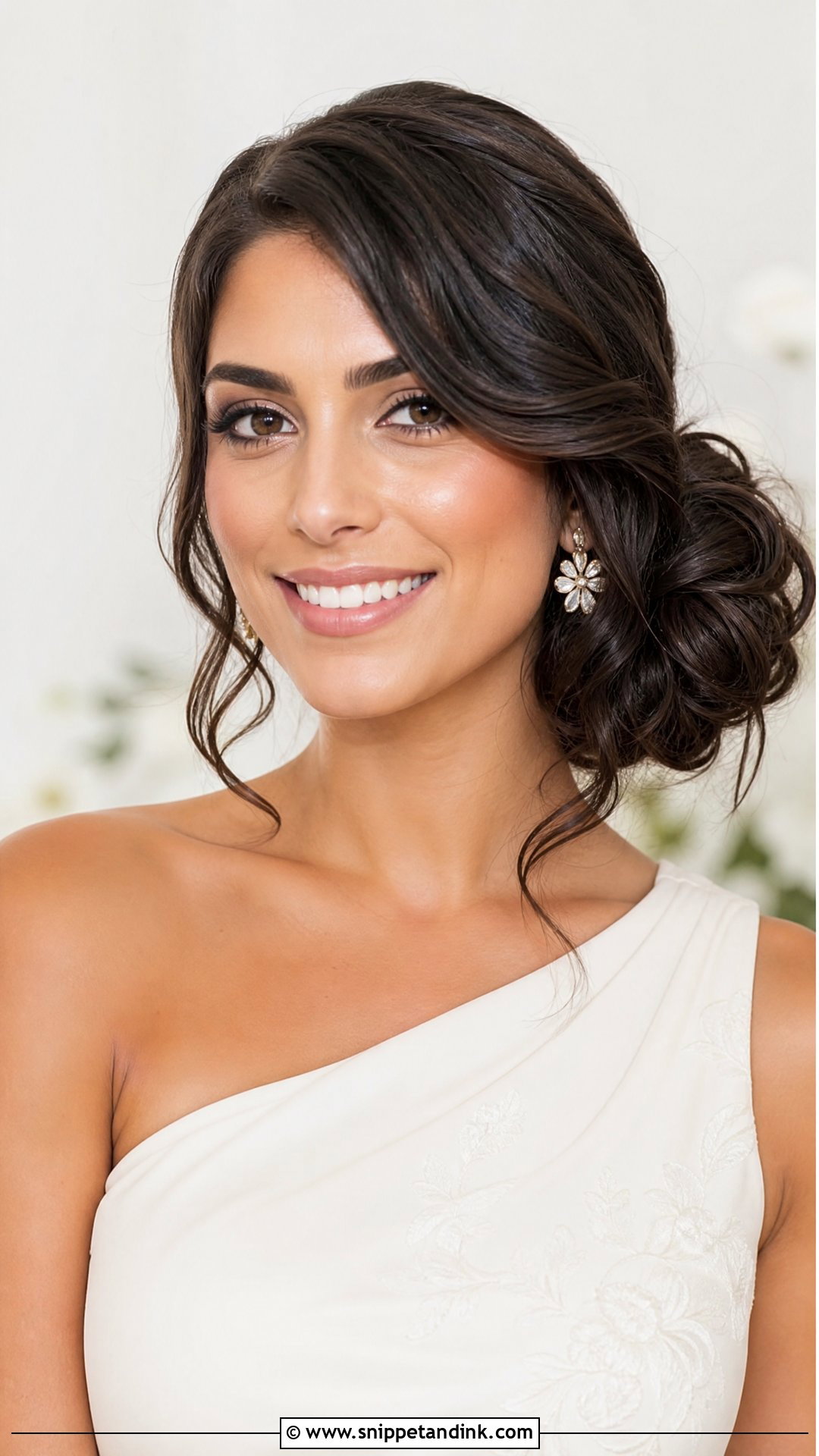 Side Bun Wedding Hairstyle - Snippet and Ink - 15 Buns Hairstyles Wedding