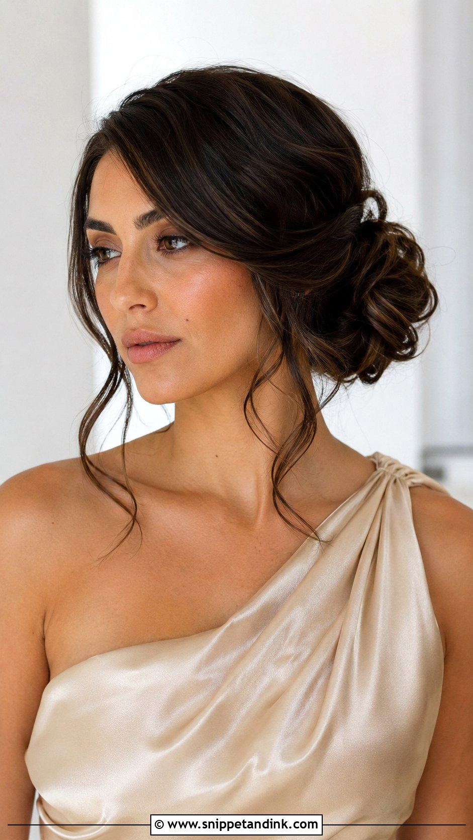 Side Bun Wedding Hairstyle - Snippet and Ink - 30 Wedding Hairstyles for Bridesmaids