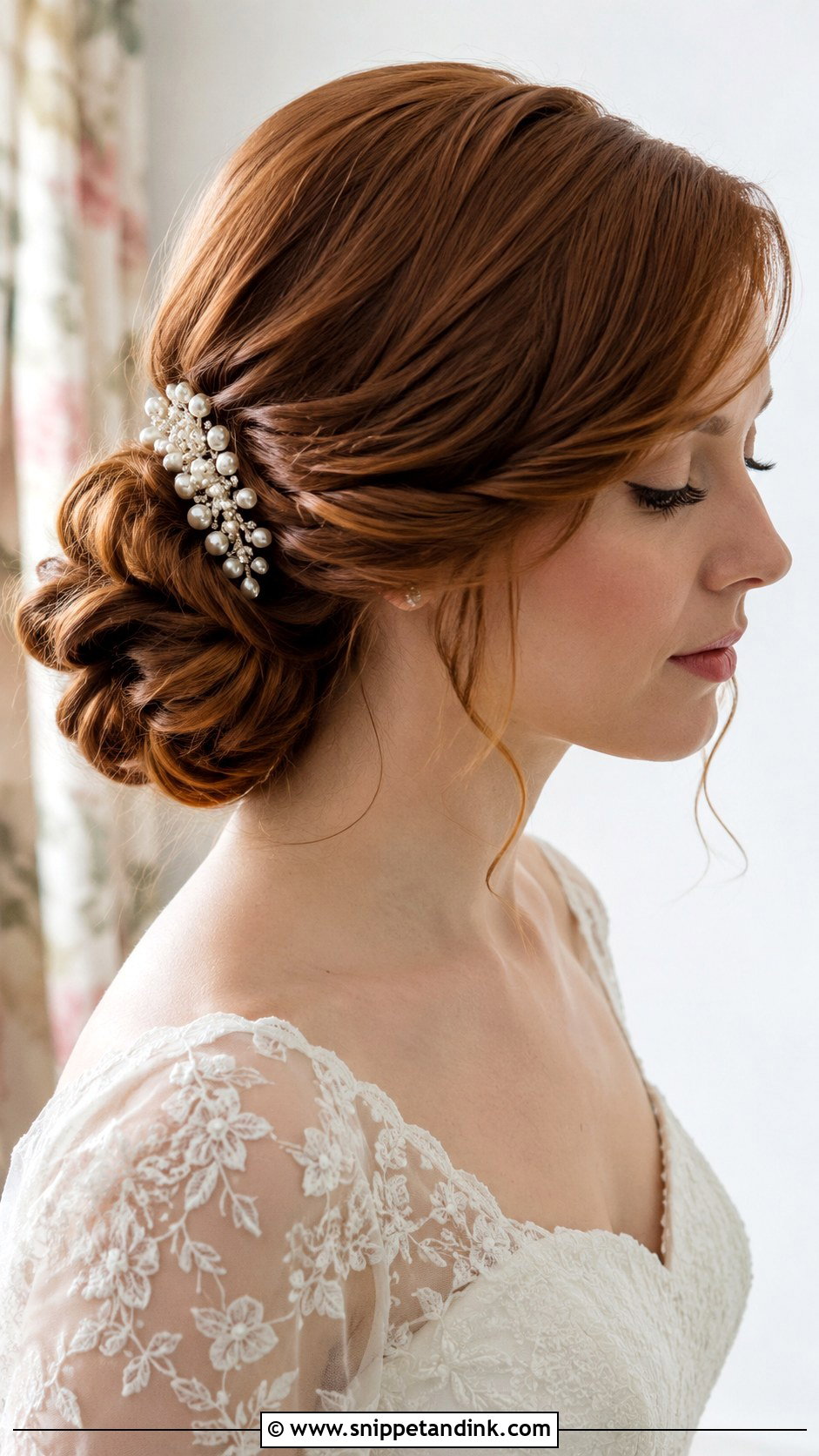 Side Bun Wedding Hairstyle - Snippet and Ink - 15 Wedding Hairstyles to the Side
