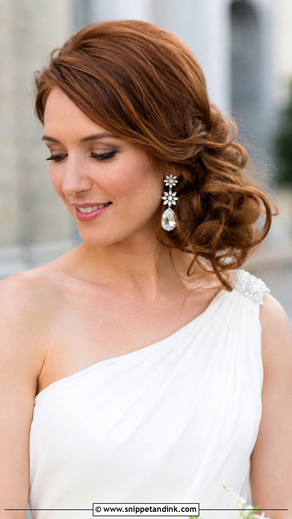 Side Bun Wedding Hairstyle - Snippet and Ink - 30 Wedding Bun Hairstyles