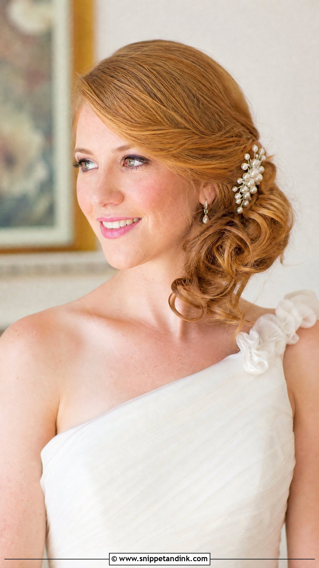 Side Bun Wedding Updo - Snippet and Ink - 20 Wedding Hair Up Do for Bride Ideas
