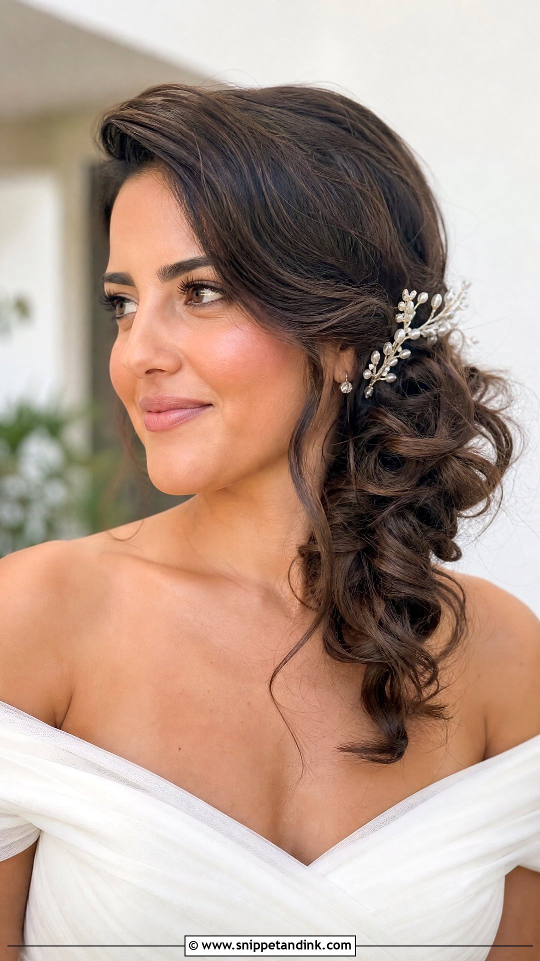 Side Bun for Wedding - Snippet and Ink - 20 Hair Bun for Wedding Ideas
