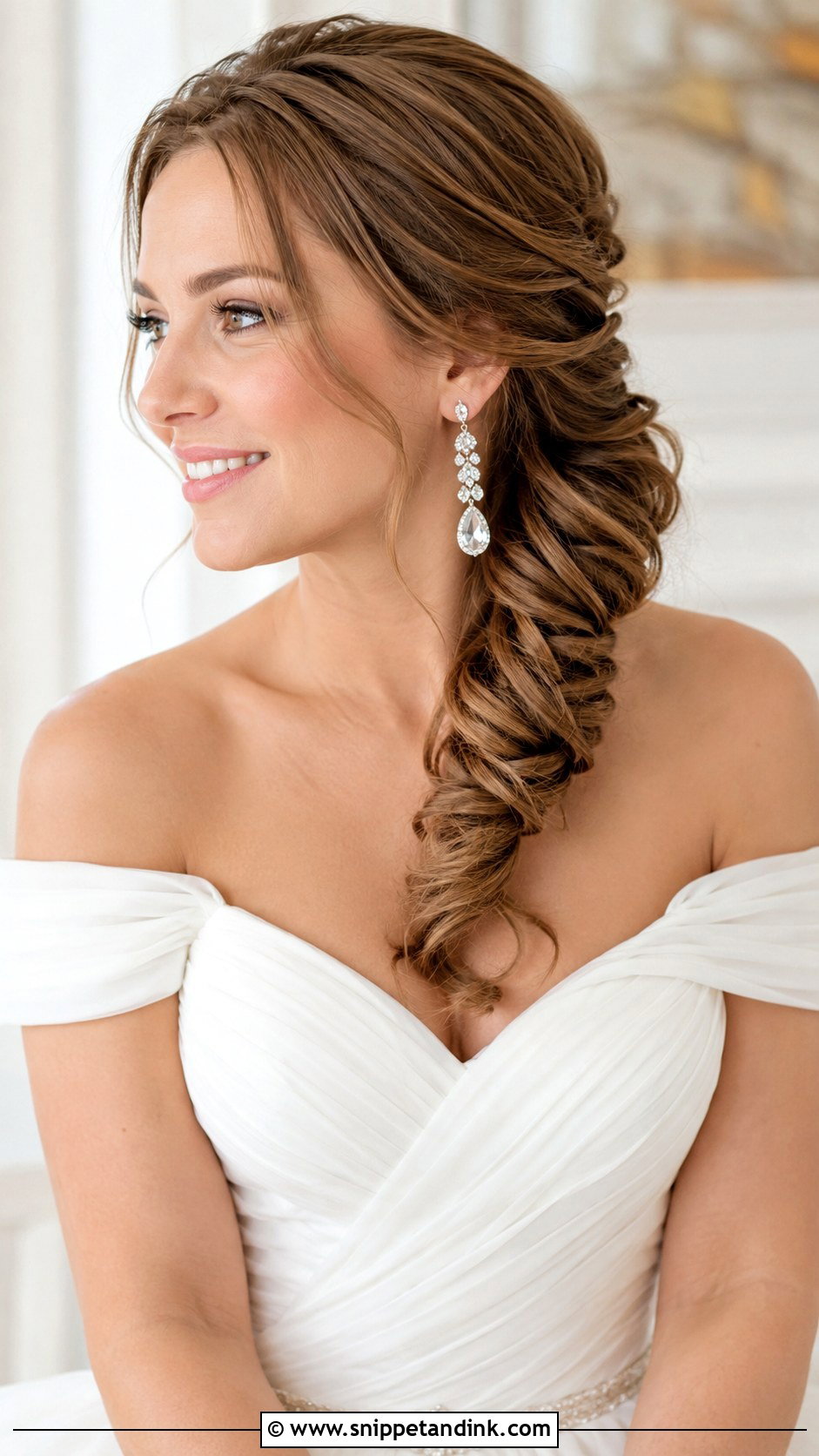 Side Chignon - Snippet and Ink - 20 Bridal Chignon Ideas