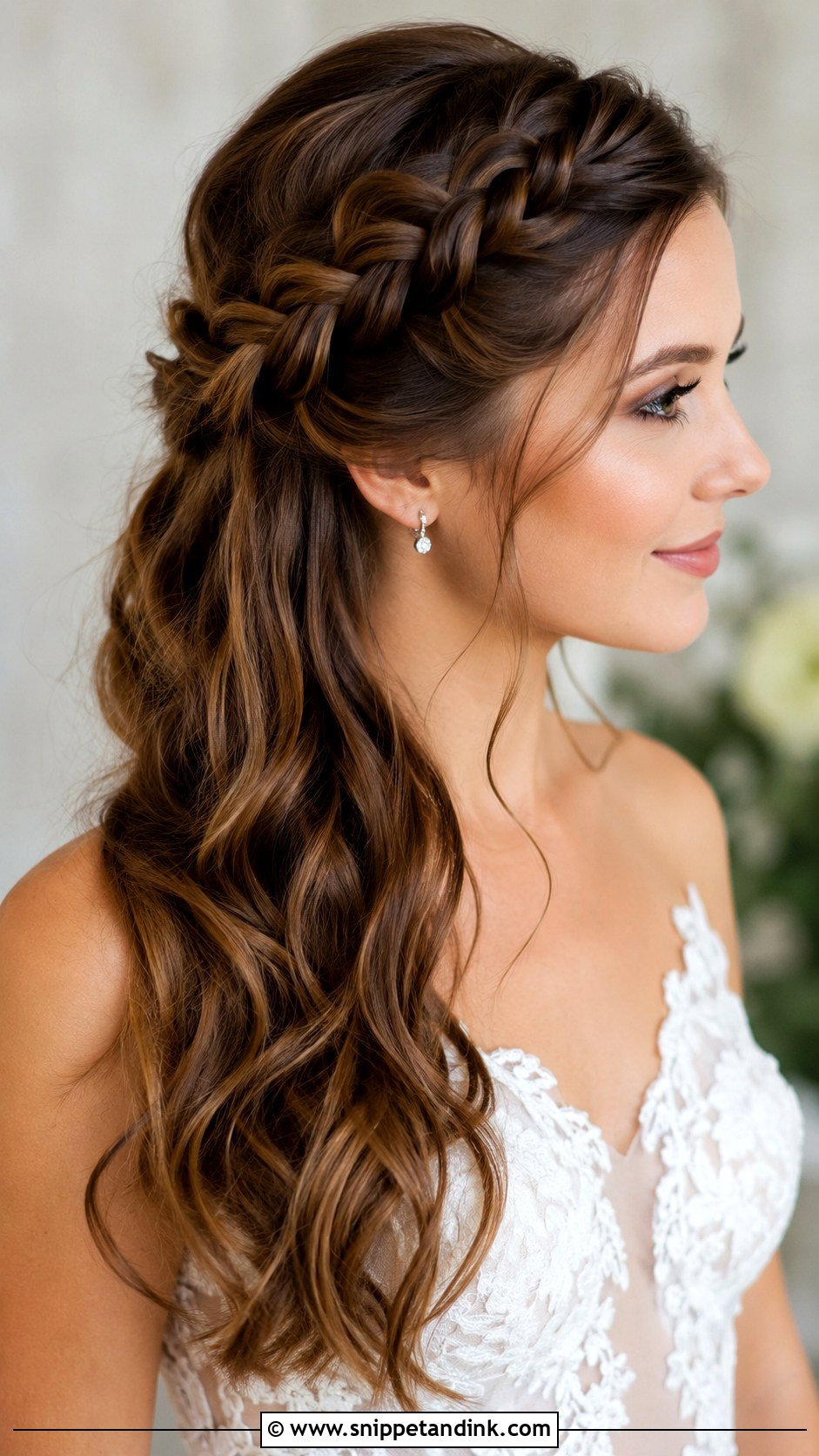Side Dutch Braid - Snippet and Ink - 30 Bridal Braids