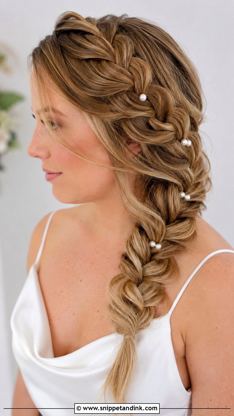 Side Dutch Braid for Brides - Snippet and Ink - 20 Side Braid Wedding Hair Ideas