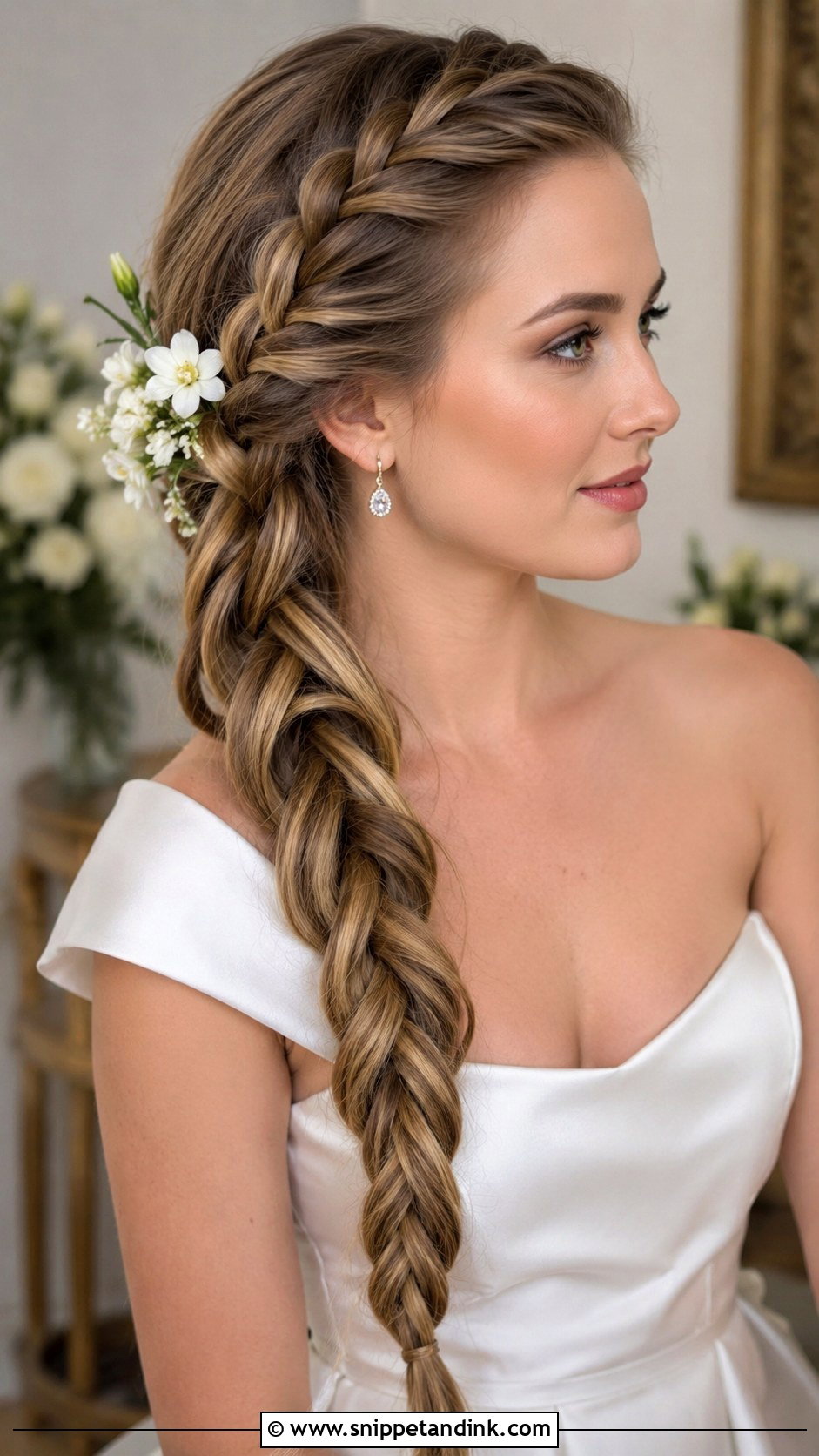Side Dutch Braid - Snippet and Ink - 20 Side Braid Wedding Ideas