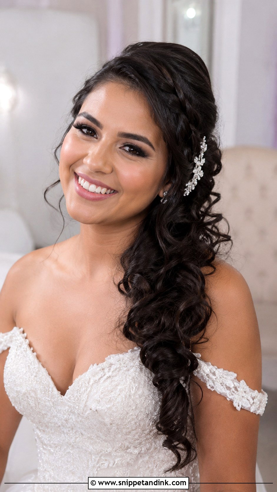 Side Fishtail Braid Updo - Snippet and Ink - 20 Side Braid Wedding Hair Ideas