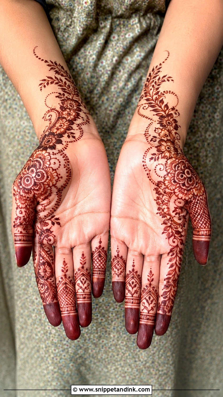 Side Front Hand Mehndi Design - Snippet and Ink - 35 Simple Unique Front Hand Mehndi Designs