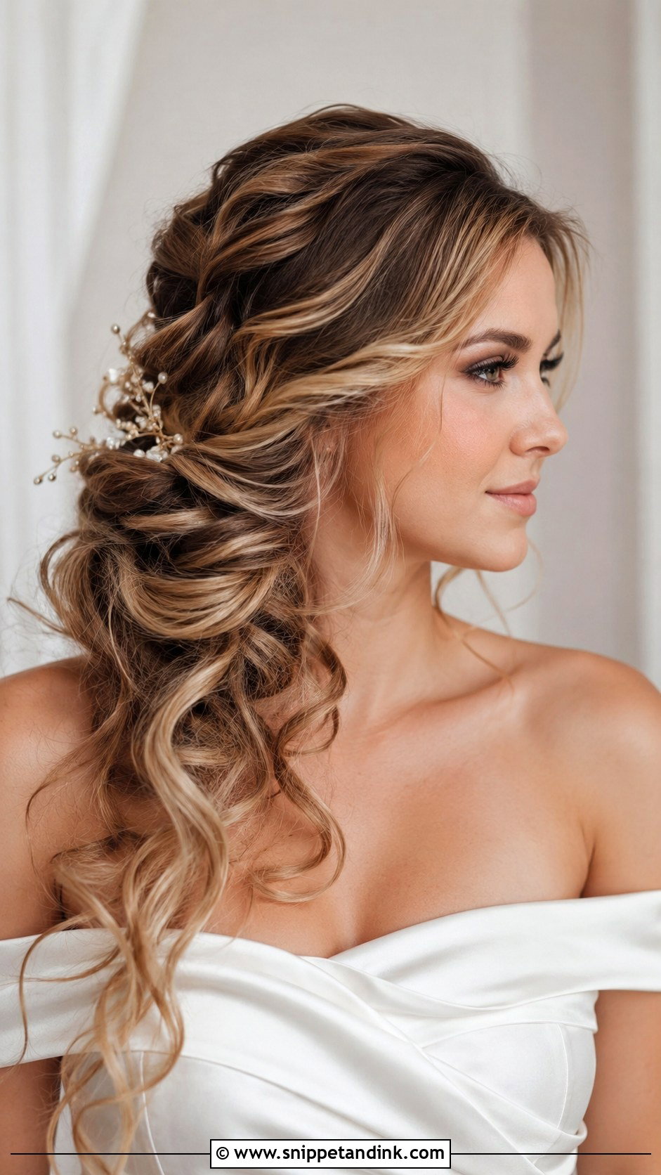 Side Messy Bun for Wedding - Snippet and Ink - 25 Messy Bun for Wedding Ideas