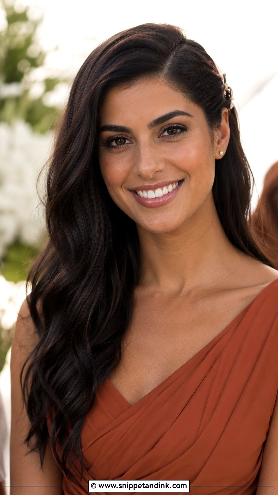 Side Part Bridesmaid Hair Down - Snippet and Ink - 20 Simple Bridesmaid Hairstyles Down