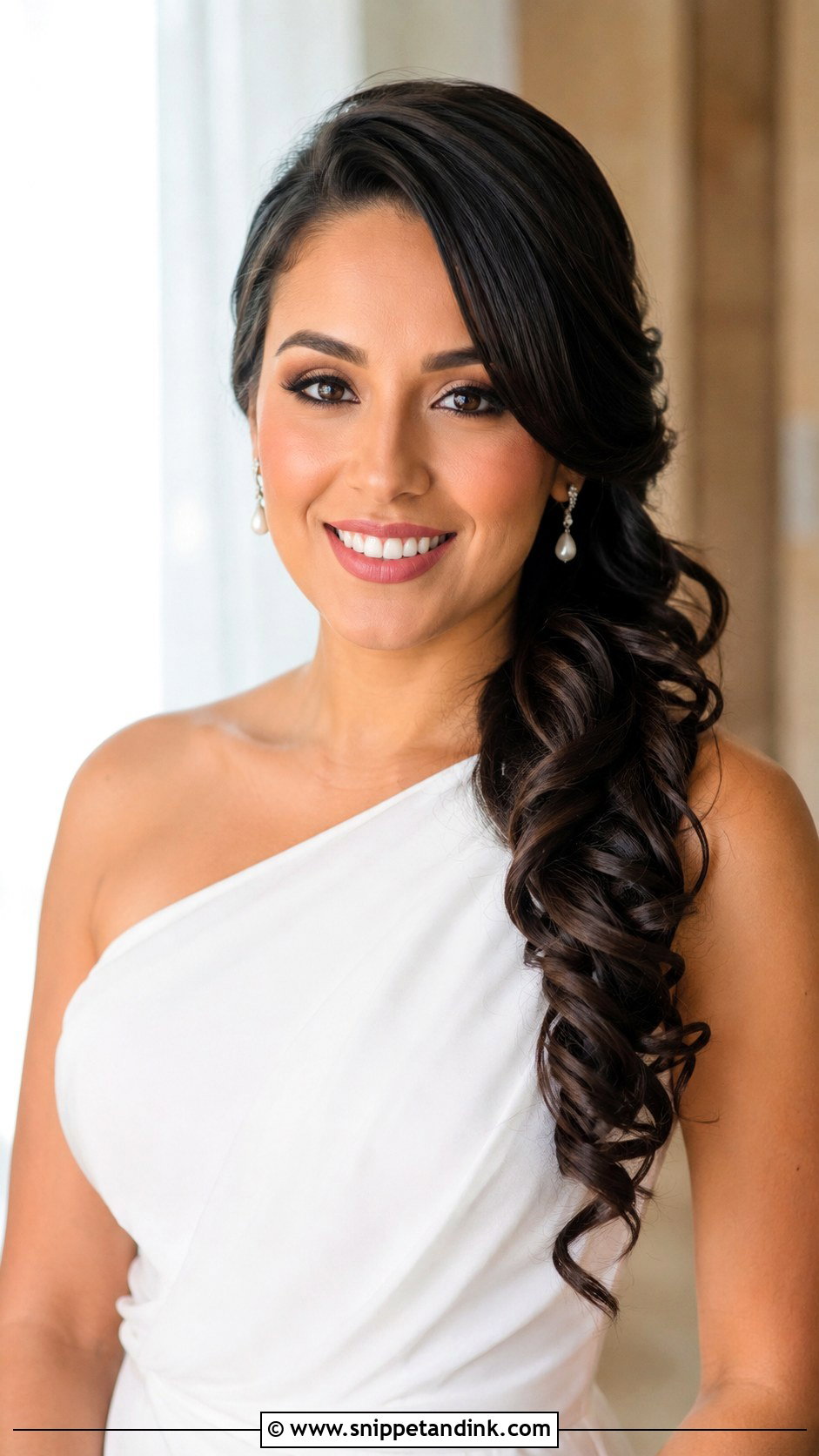 Side Part Voluminous Blowout - Snippet and Ink - 20 Side Partition Hairstyles Indian Wedding