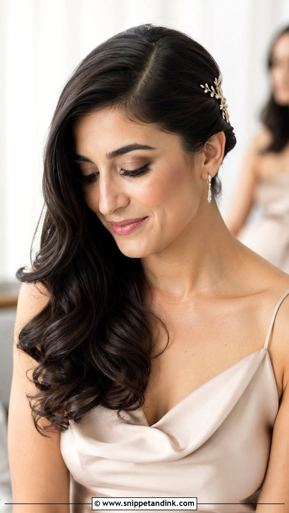 Side Part Waves Bridesmaid Hairstyle For Thinning Hair - Snippet and Ink - 20 Bridesmaid Hairstyles Thinning Hair