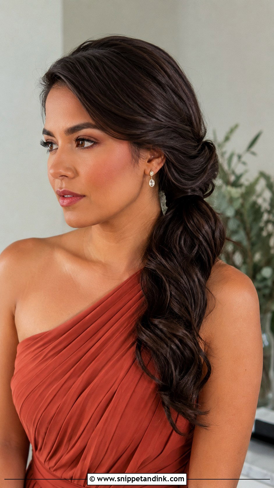 Side Ponytail Wedding Hairstyle - Snippet and Ink - 25 Wedding Ponytail Hairstyles Bridesmaid