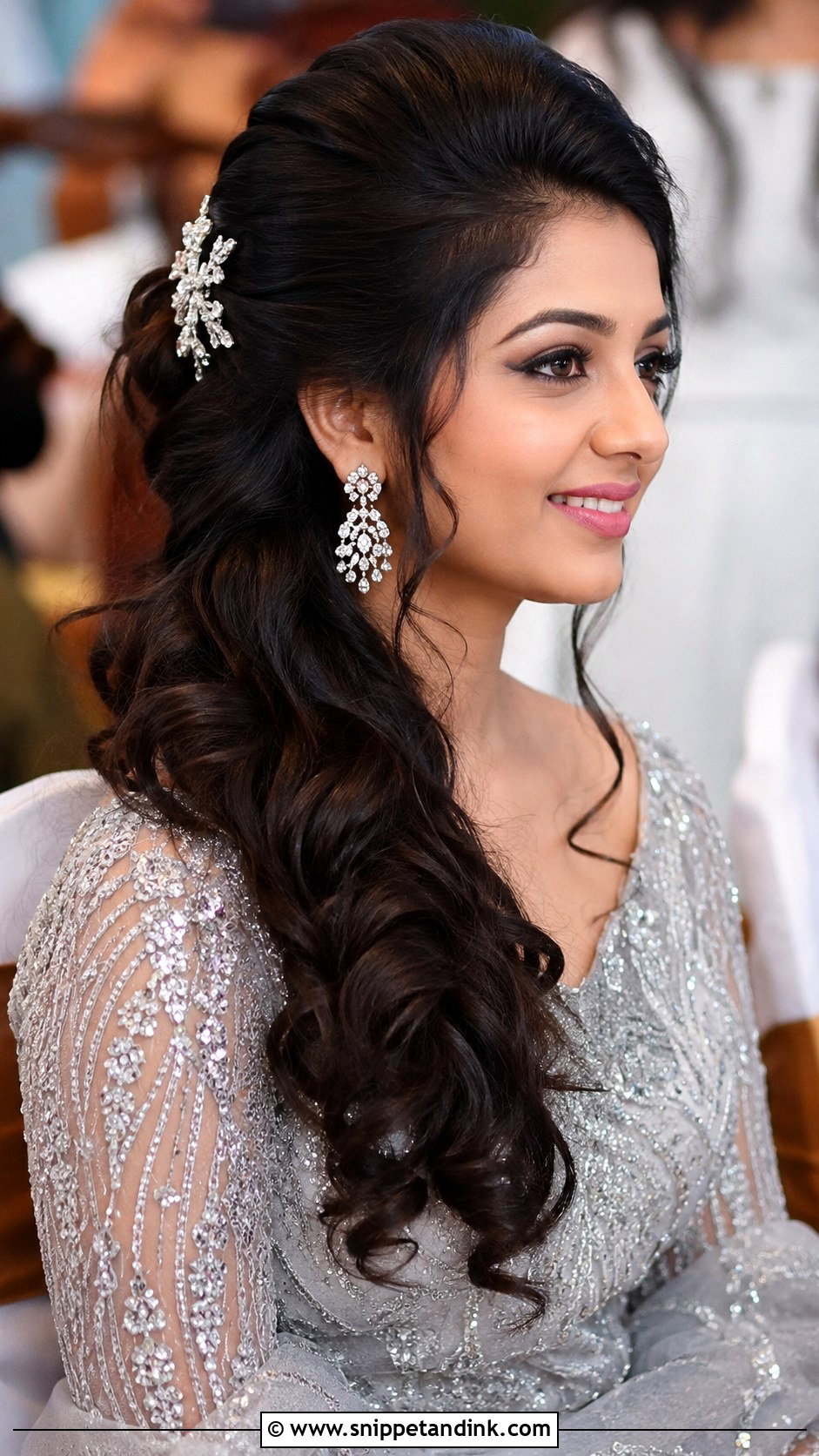 Side Puff Lehenga Hairstyle - Snippet and Ink - 15 Side Puff Hairstyles Indian Wedding