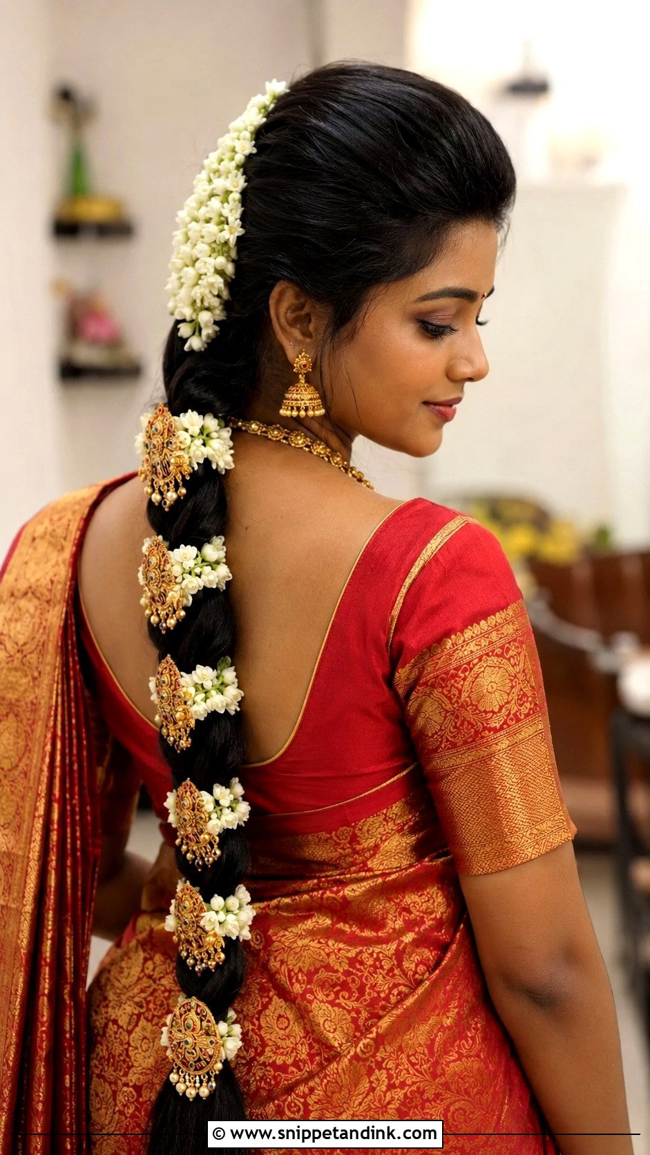Side Puff Reception Hairstyle - Snippet and Ink - 15 Side Puff Hairstyles Indian Wedding