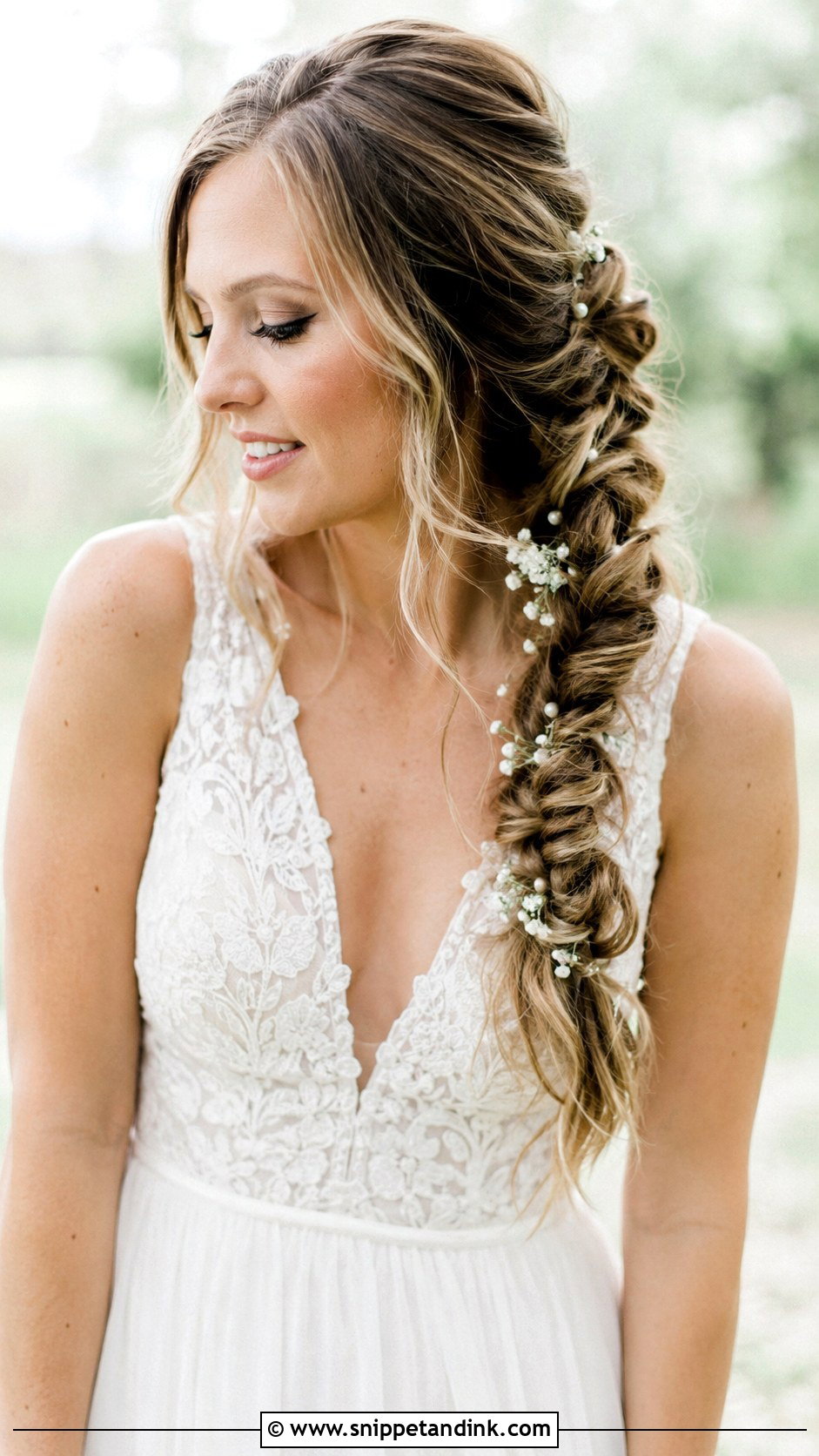 Side Rope Braid - Snippet and Ink - 20 Side Bridal Hairstyles