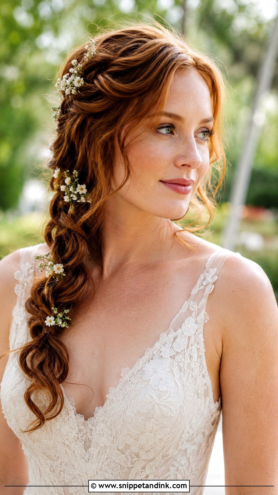 Side Rope Braid - Snippet and Ink - 30 Side Wedding Hairstyles