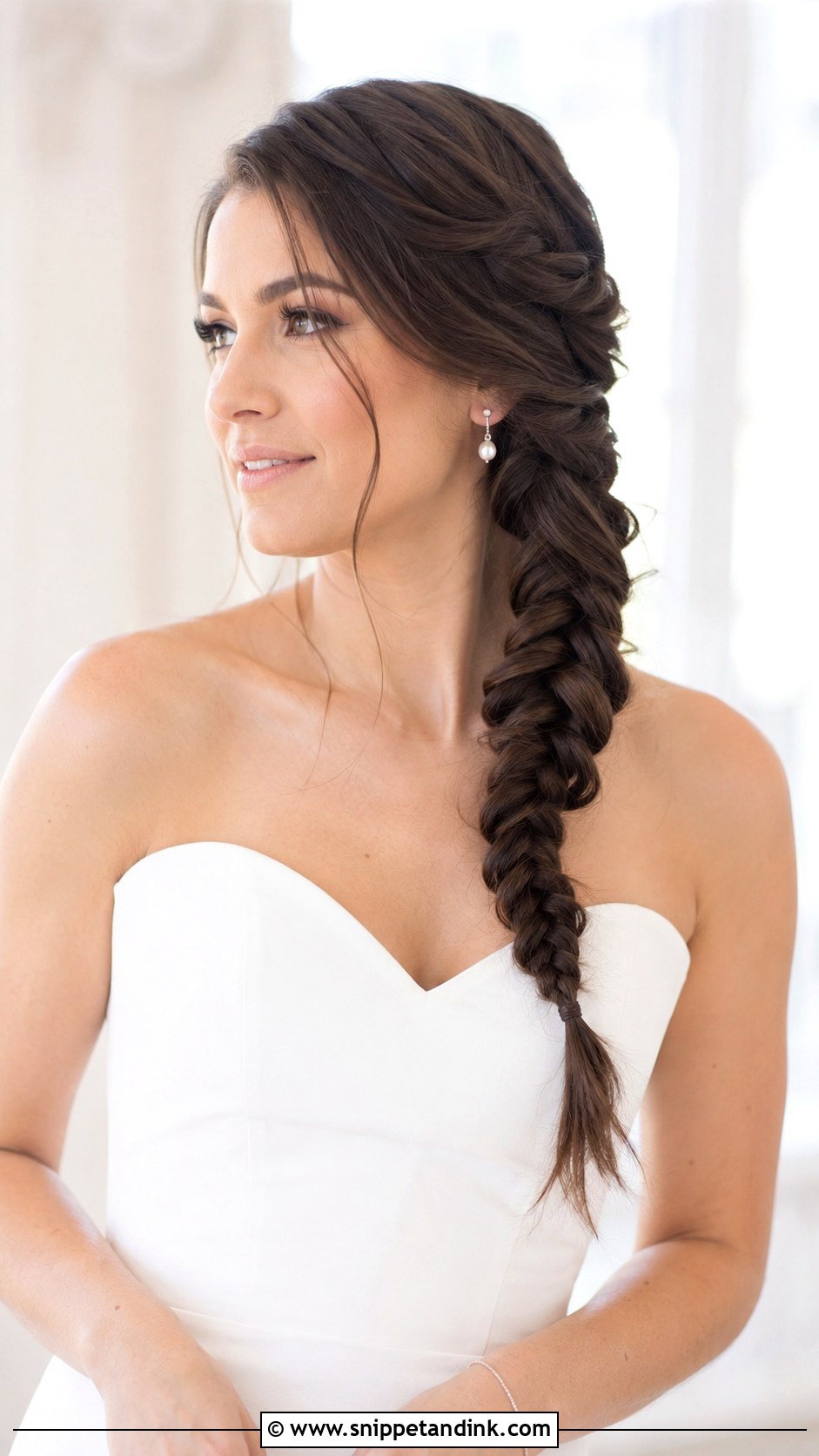 Side Rope Braid - Snippet and Ink - 20 Side Braid Wedding Ideas