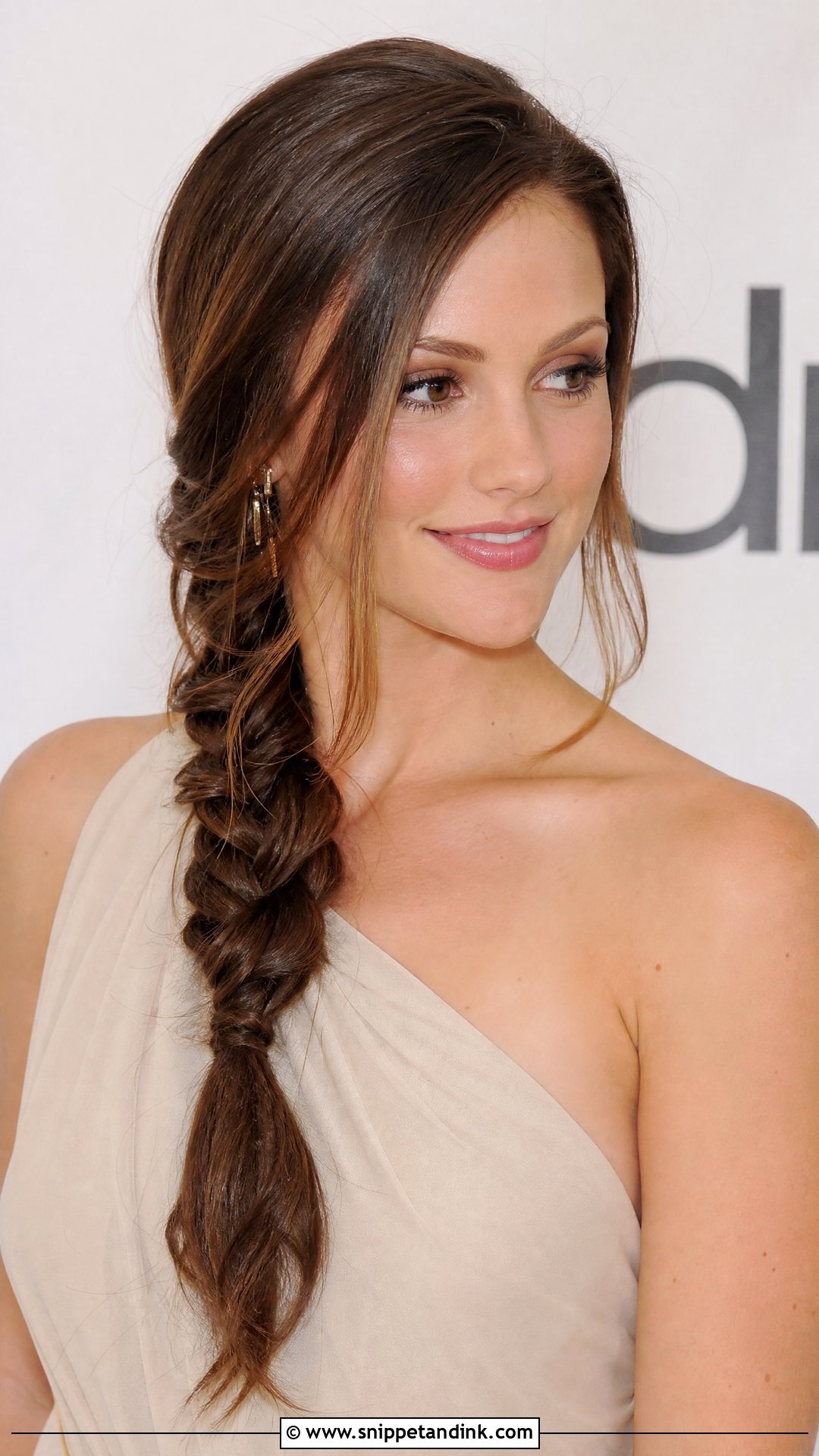 Side Swept Braided Ponytail - Snippet and Ink - 20 Braided Hairstyles for Wedding Guest