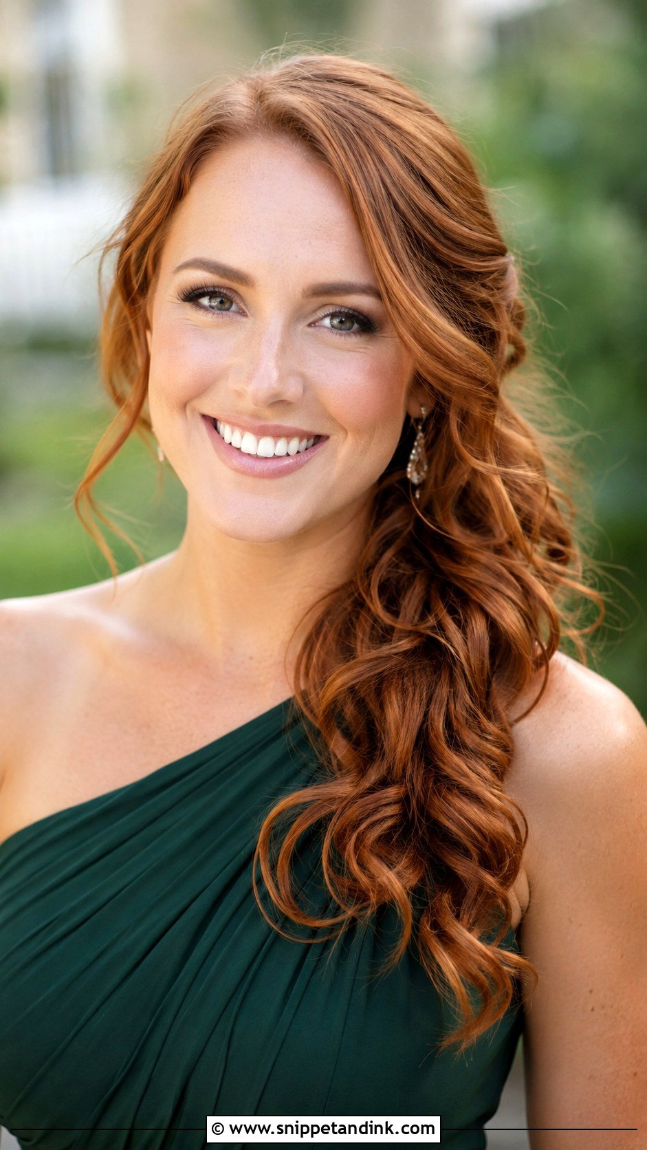 Side Swept Bridesmaid Hair - Snippet and Ink - 20 Hair Ideas for Bridesmaids